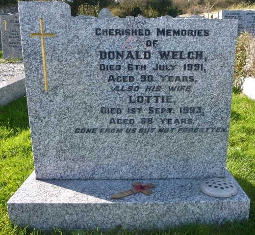 Donald Welch Gravestone