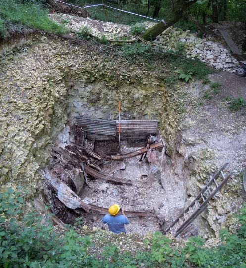 Excavated Operational base. © Brian Drury.