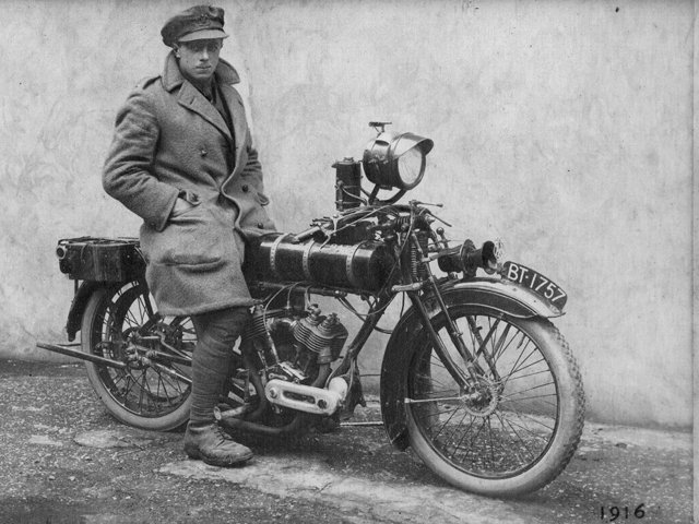 Nigel Oxenden 1916 motorcyle
