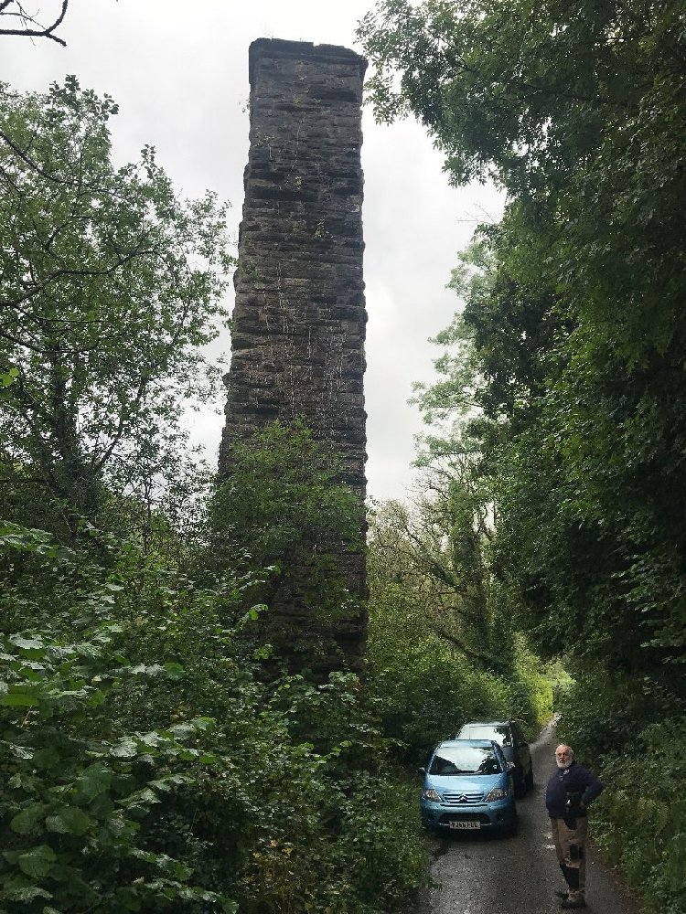 Ashbrittle Patrol target 9-9-21 Waterow viaduct remaining pillar with