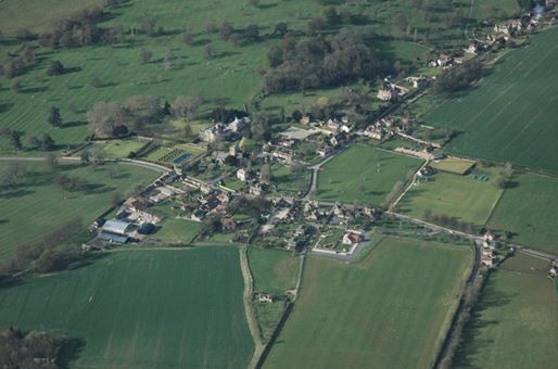 Overbury from the air