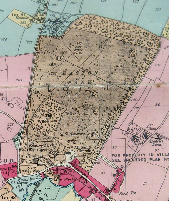 Suffolk Easton Park Map