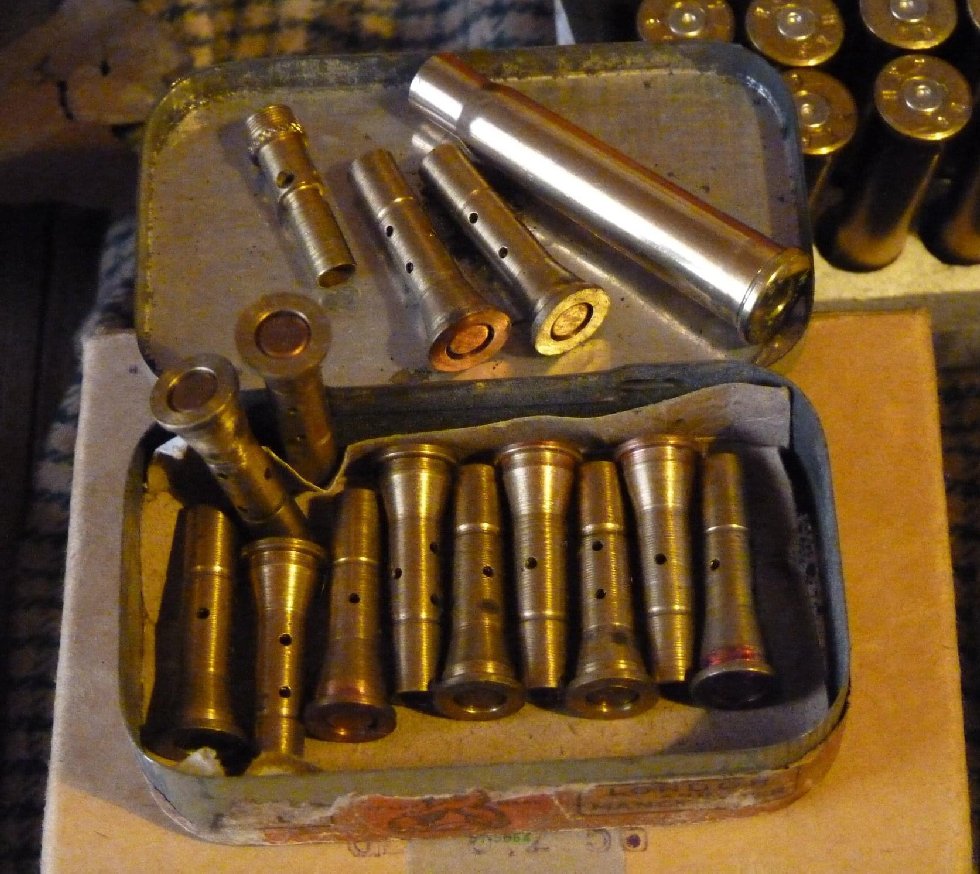 early snouts and .303 cartridge for scale