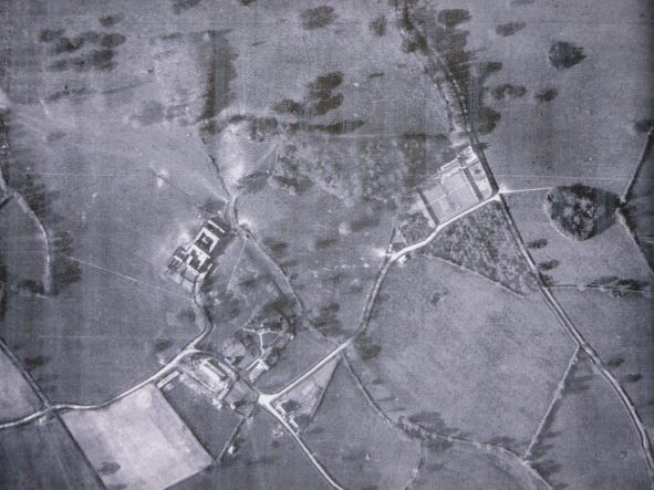 Farringdon House Aerial view 1940s