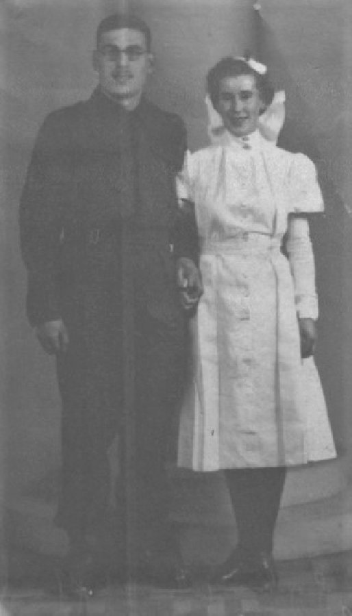 Albert Abraham Davis Royal Signals and wife Violet
