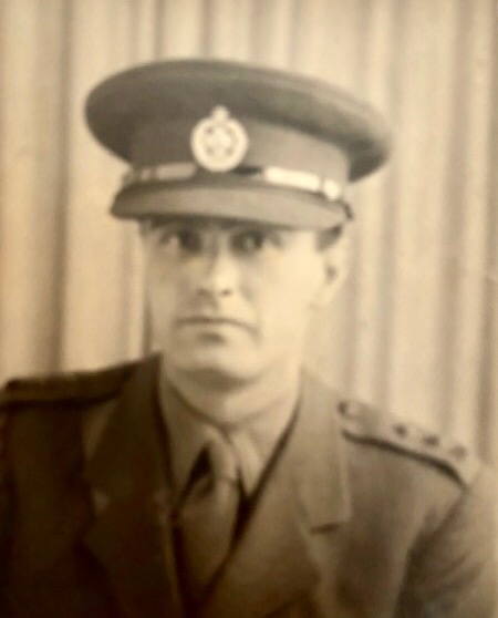 Archibald Hubbard as Captain c1943/4
