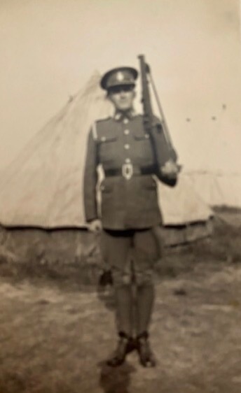 Archibald Douglas Hubbard in pre war uniform