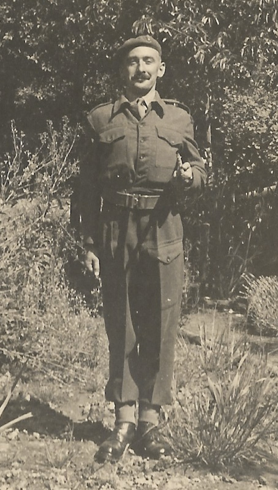 Edward Fingland in uniform