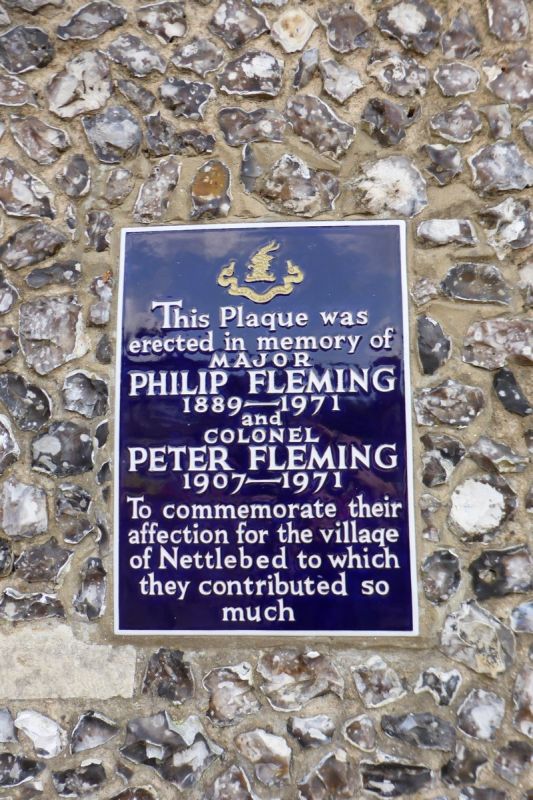 Fleming - church outside plaque