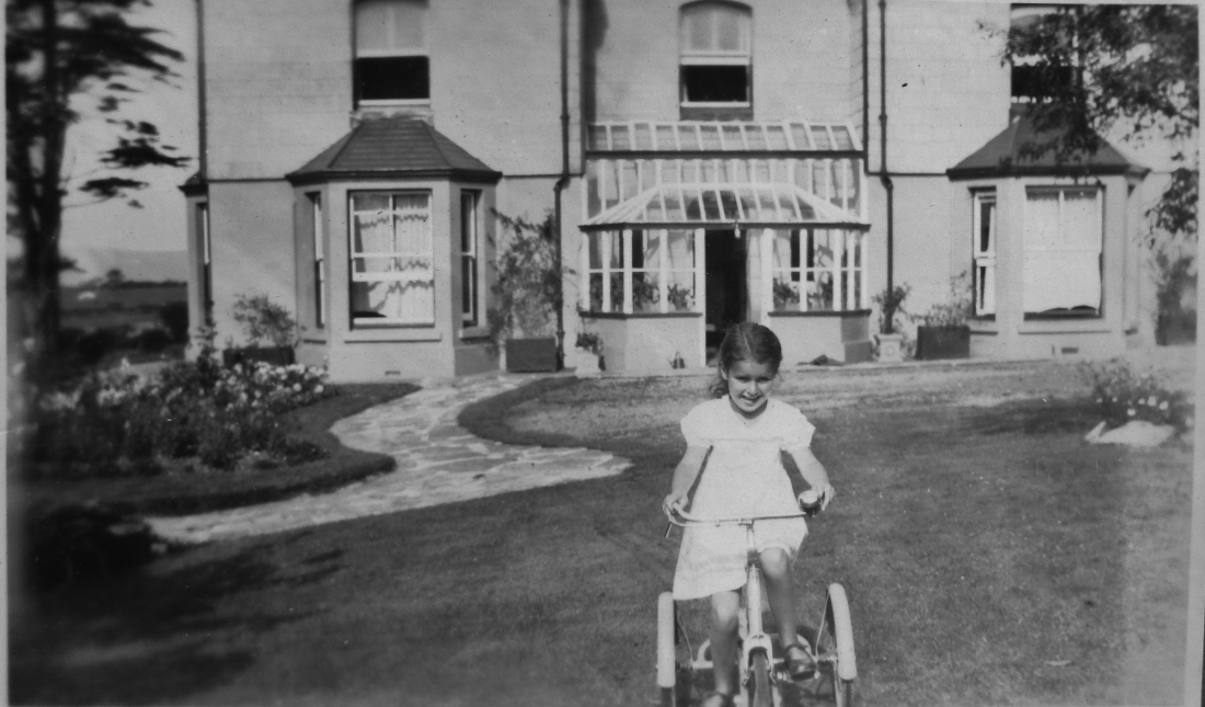 Anne Dingley at Polhilsa House 1938