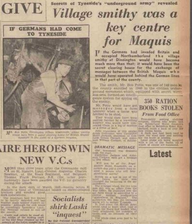 Brunton SD Newspaper 1945