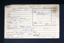 William Eric Bartholomew service record