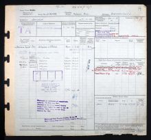 William Eric Bartholomew service record