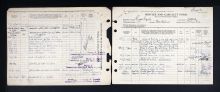 William Eric Bartholomew service record