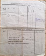 Joe Potterton rear of Alnwick to Leeds travel form signed by Thouron
