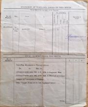 Joe Potterton rear of Alnwick to Leeds travel form signed by Thouron