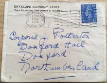 Edith Quayle to Joe envelope