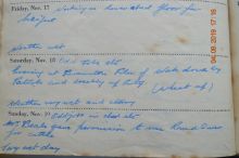 Reginald Chave Parsons 1944 Diary mentioning filming