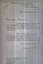 Sussex Jack Merrick BEM letter