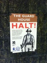 Coleshill Guard House Halt sign