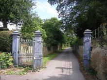 Coleshill House back gates