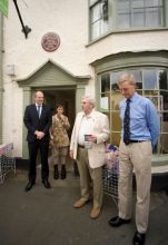 Mabel Stranks Highworth PO Memorial Panel Unveil 1 - by calyxpix