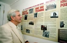 Bill Ashby with Memorial Panel Unveil 5 - by calyxpix