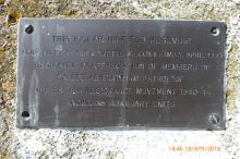 Ninfield Reservoir plaque