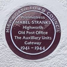 Mabel Stranks Plaque