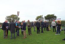 Gathering around CART banner