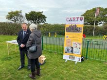 Hugh at CART stand