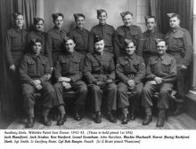 West Dorset Scout Section in a studio shot taken around 1943 