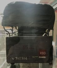 Model Lorry - markings on the rear body (Parham Airfield Museum)